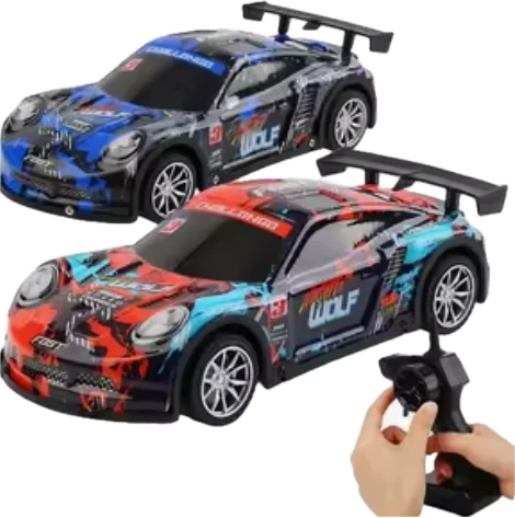 Race-inspired bodywork, bold graphics and a rear wing.