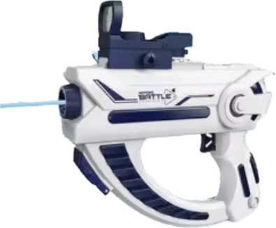 White bodywork, deep blue accents and a rounded profile.
