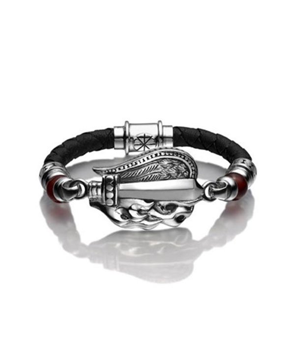 Archangel Michael Red Agate Bracelet · B49009