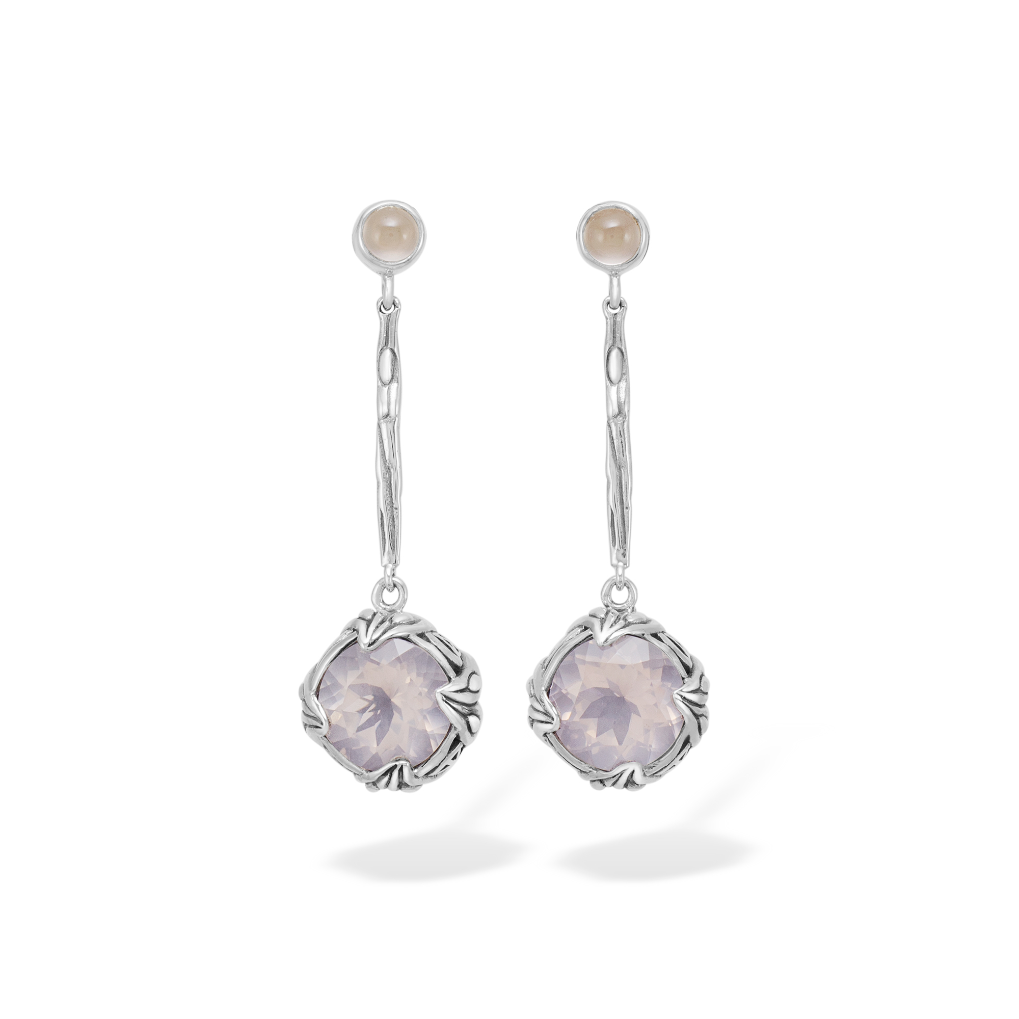 KING Love Rose Quartz Earrings
